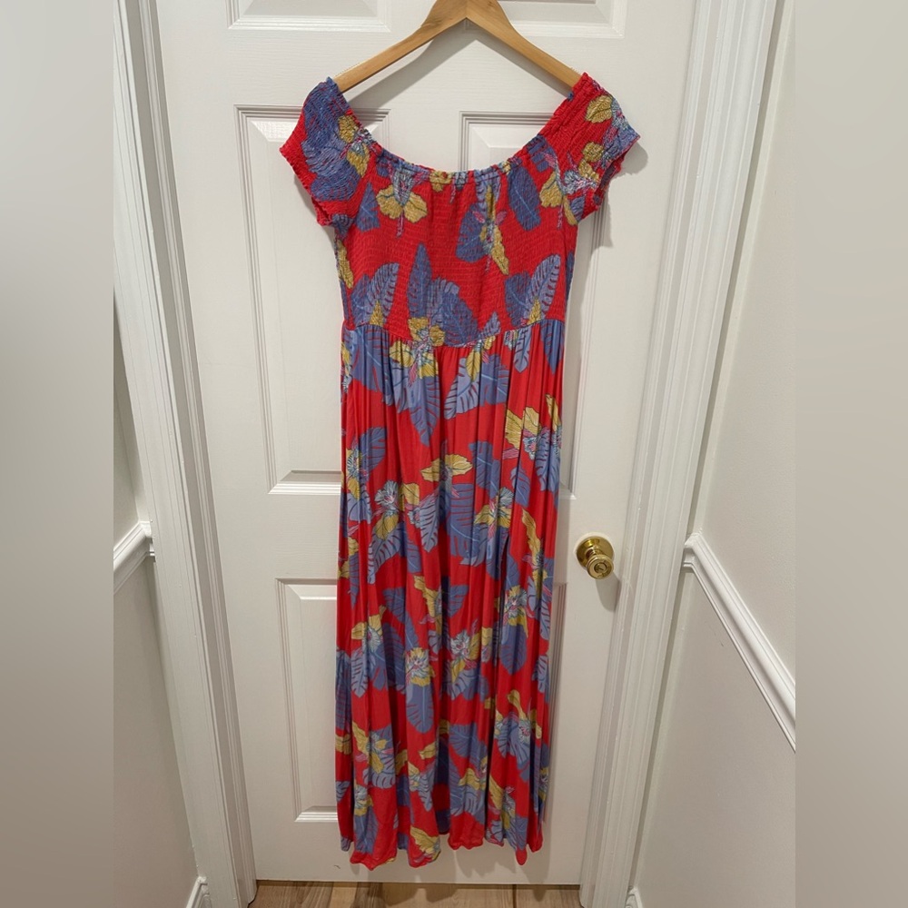 Lulu’s Tropical Print Maxi Dress XL